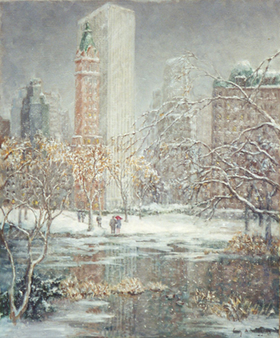 winter central park